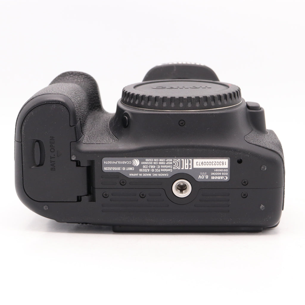 Canon EOS 80D body used