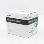 Sigma 85mm f/1.4 DG DN ART Sony FE occasion