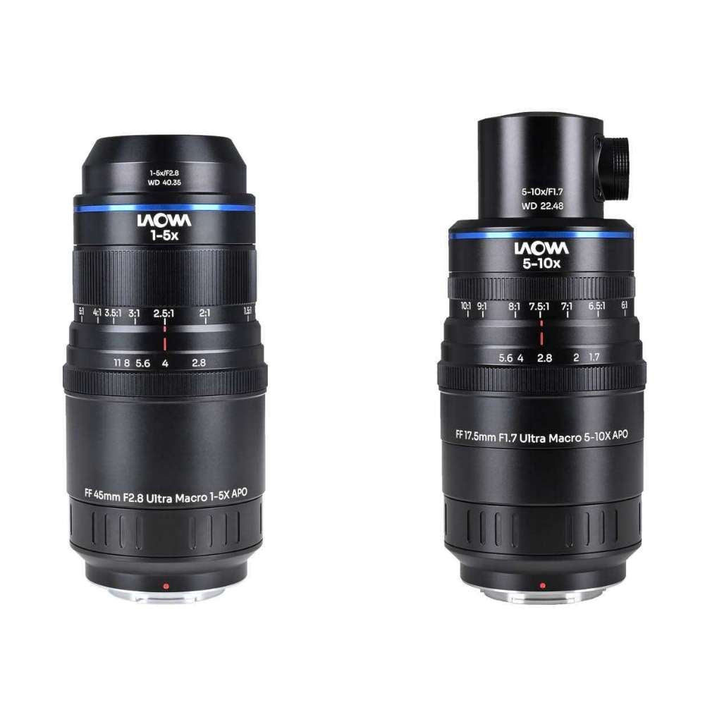 Laowa Aksen 2-lens Bundle (45mm f/2.8, 17.5mm f/1.7 (Coax Ill)) - Nikon F