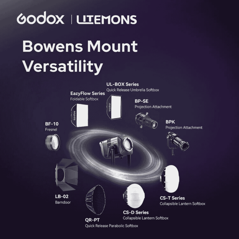 Godox Litemons LE300R Full-color LED Light - Black