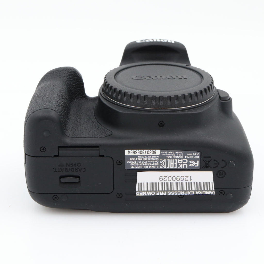 Canon EOS 2000D body used