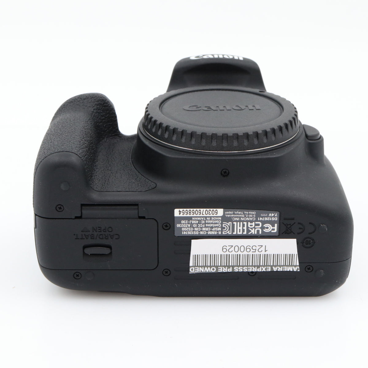 Canon EOS 2000D body used