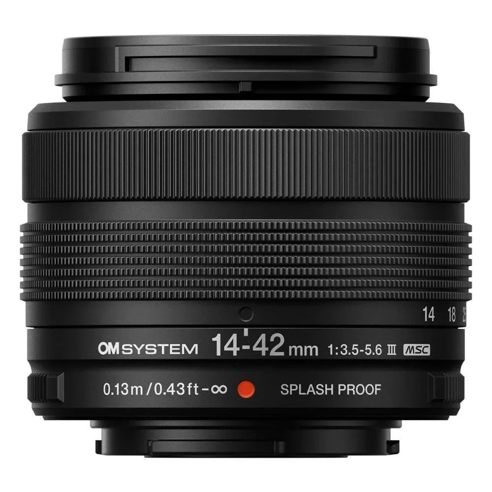 OM SYSTEM PEN zwart + 14-42mm III
