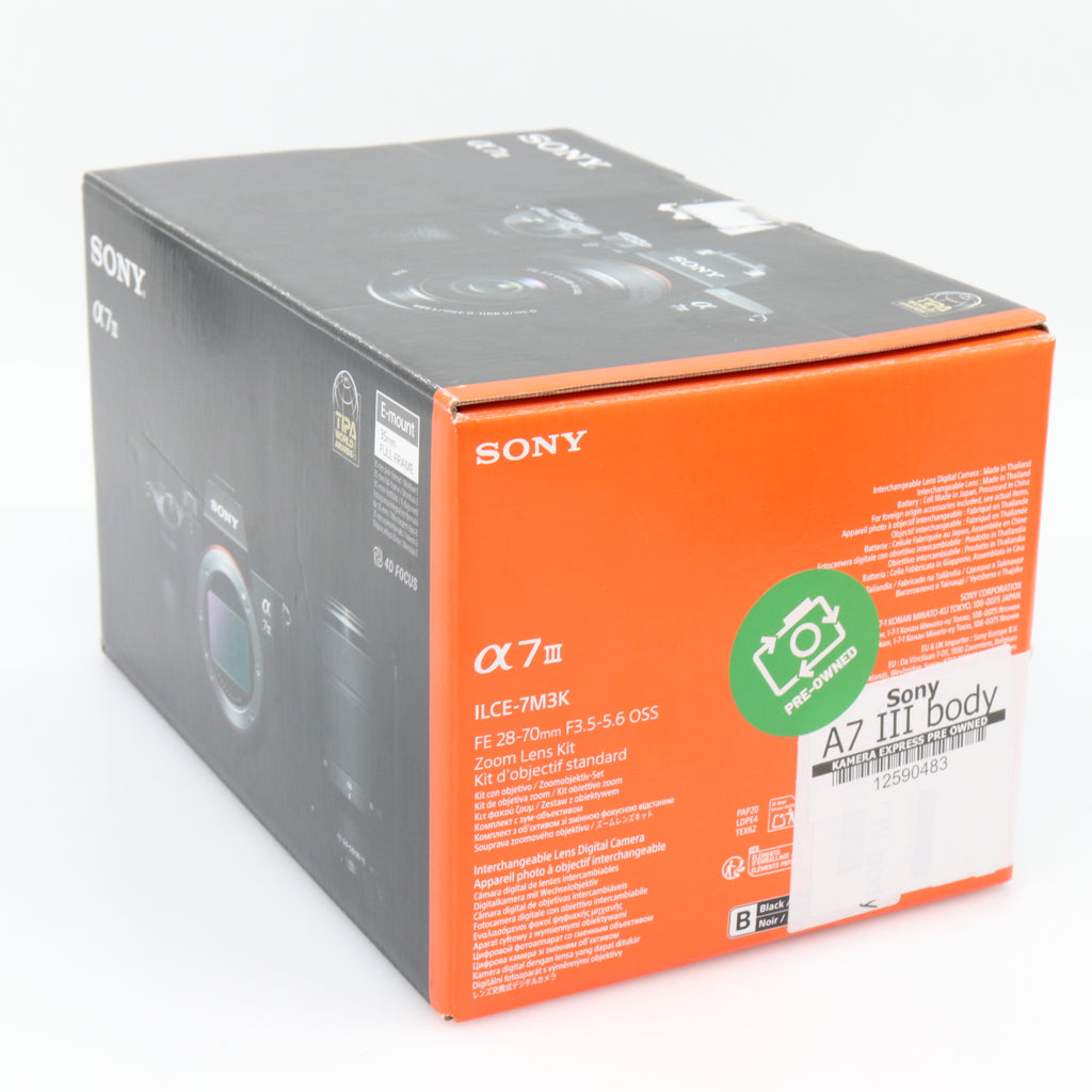 Sony A7 III boîtier occasion