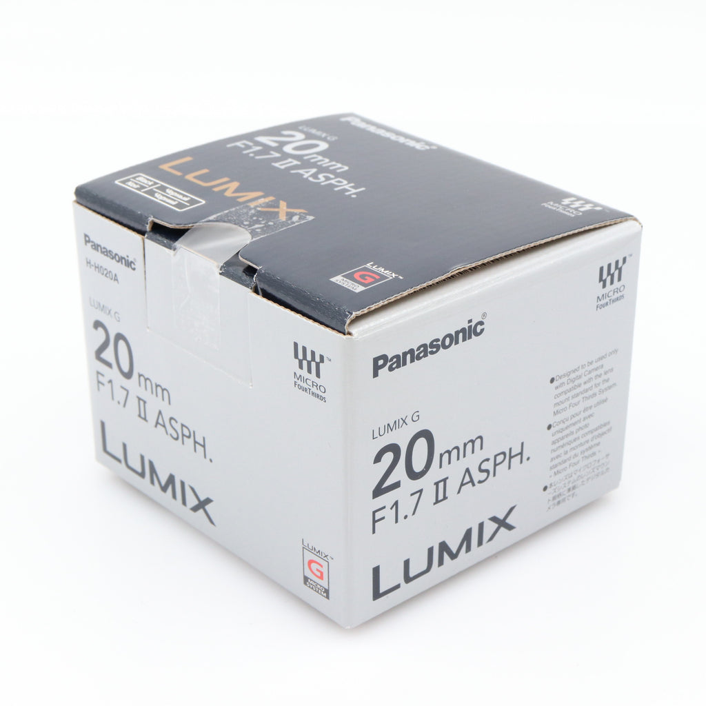 Panasonic Lumix G 20mm f/1.7 II ASPH used
