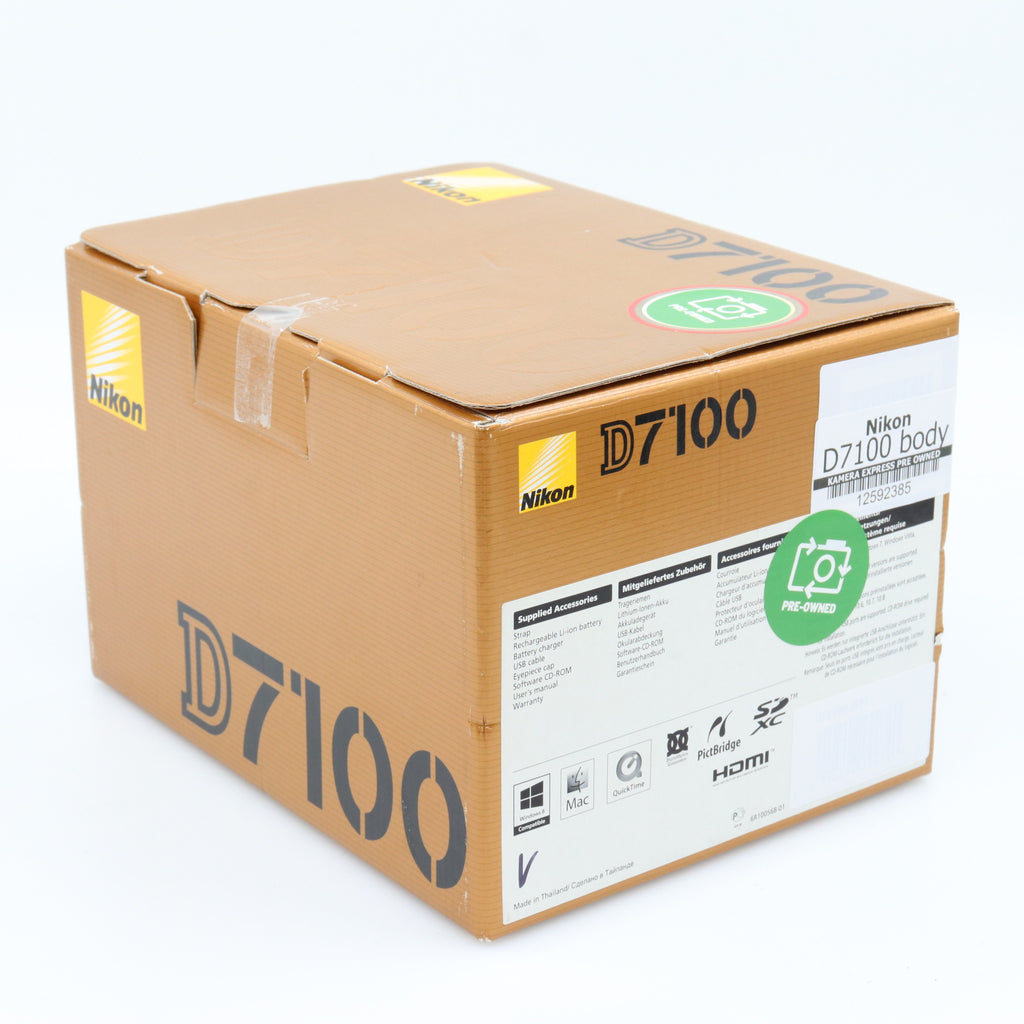 Nikon D7100 body used