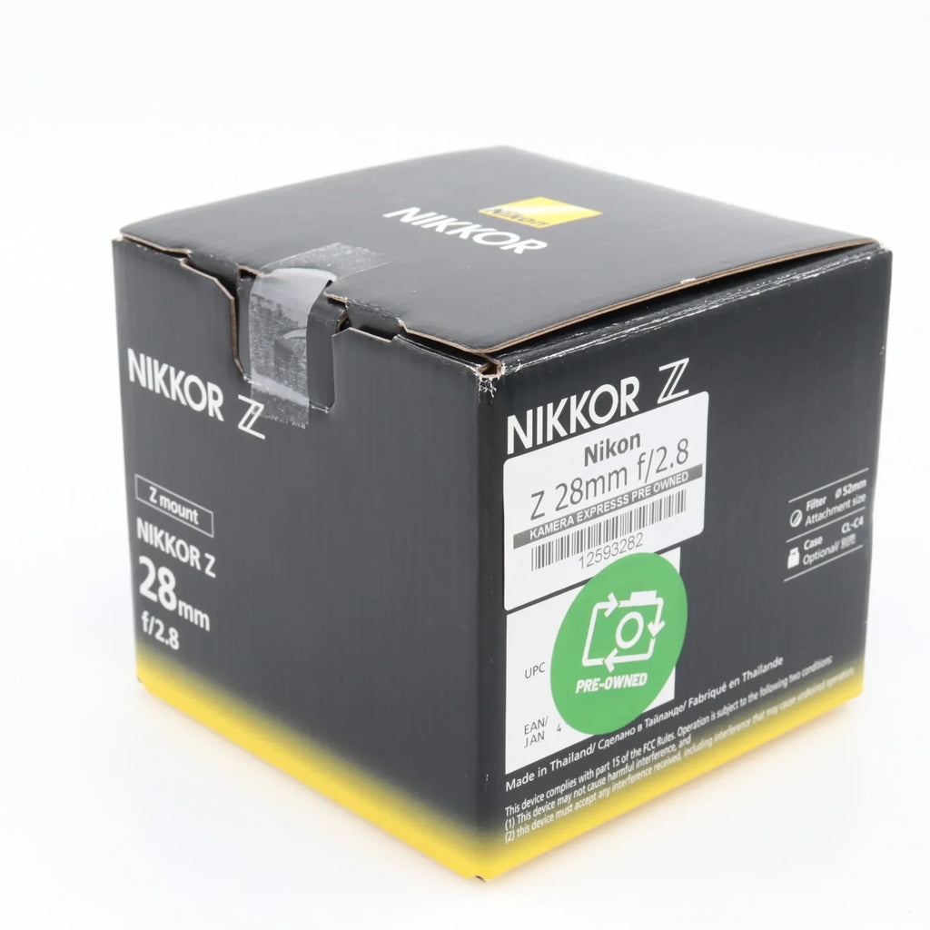 Nikon Z 28mm f/2.8 occasion