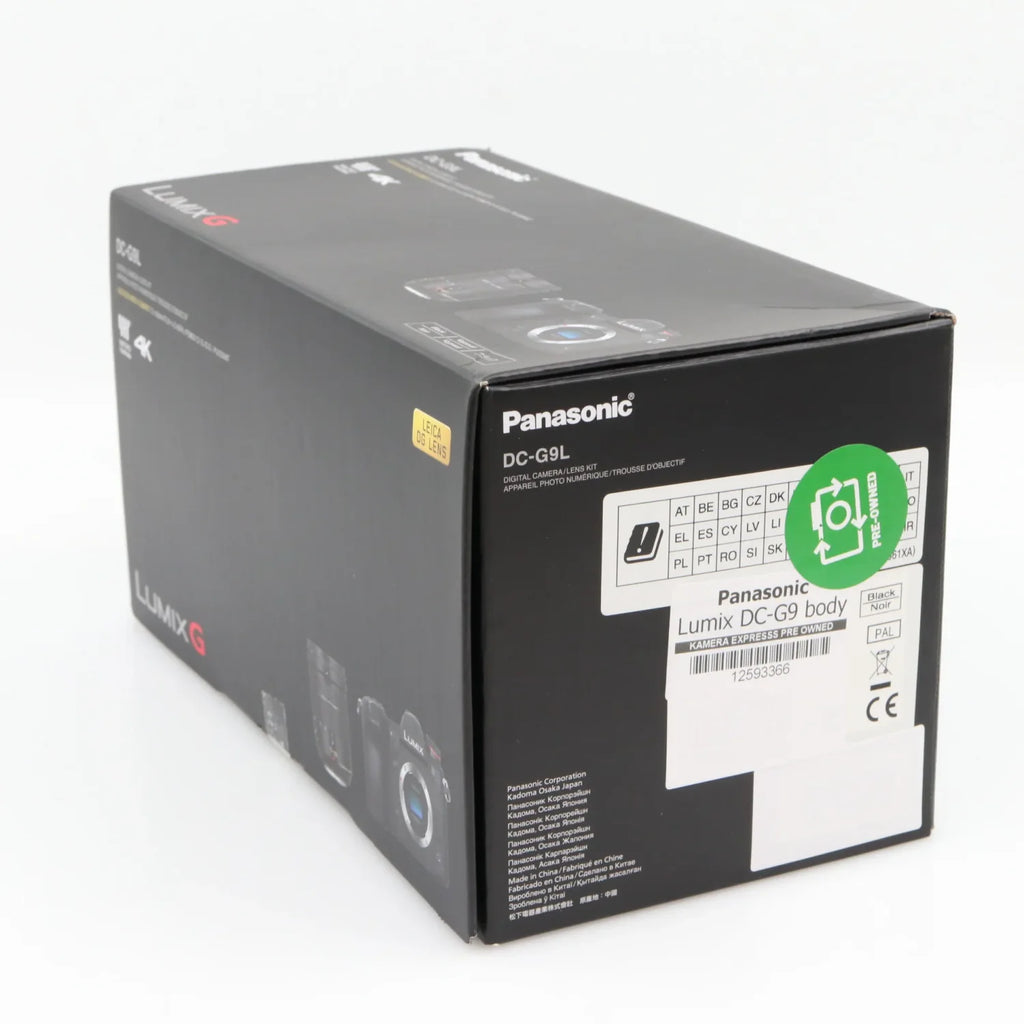Panasonic Lumix DC-G9 body used