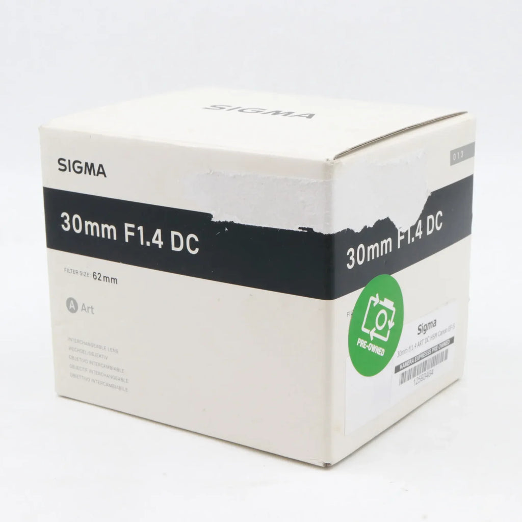 Sigma 30mm f/1.4 ART DC HSM Canon EF-S used