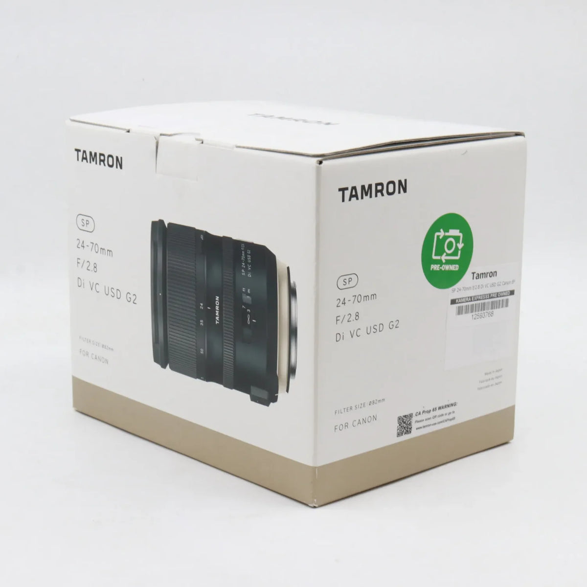 Tamron SP 24-70mm f/2.8 Di VC USD G2 Canon EF used