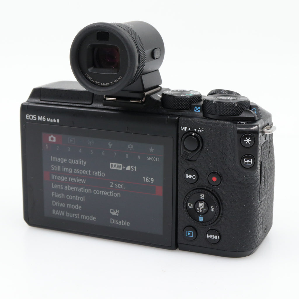 Canon EOS M6 mark II boîtier + EVF-DC2 occasion