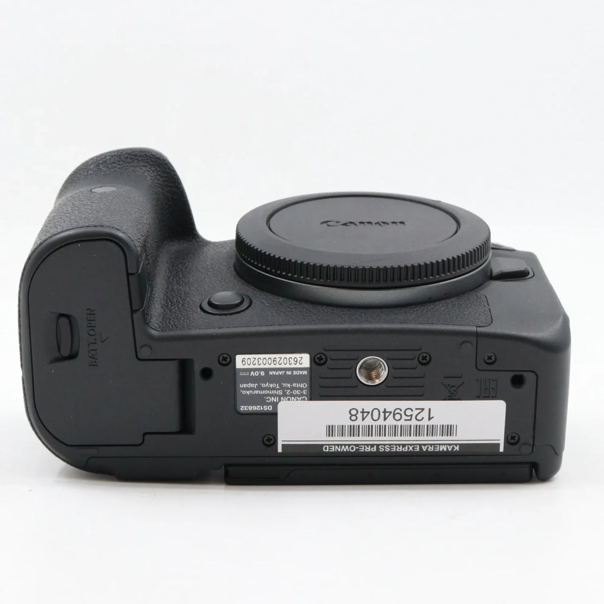 Canon EOS R6 body used