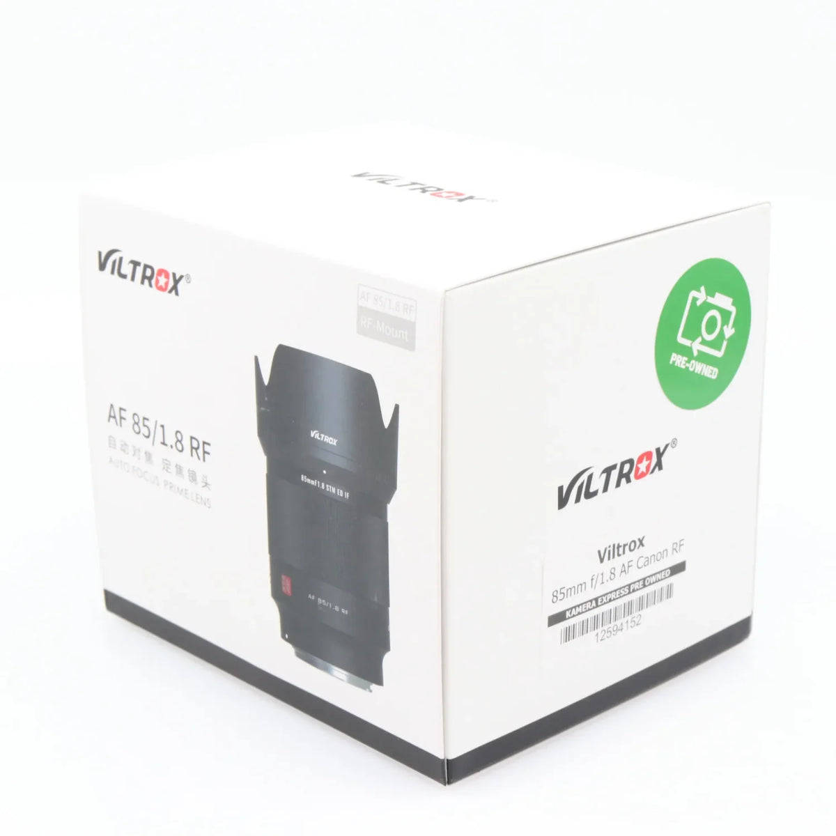 Viltrox 85mm f/1.8 AF Canon RF used