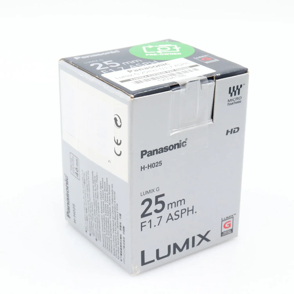 Panasonic Lumix G 25mm f/1.7 ASPH. occasion