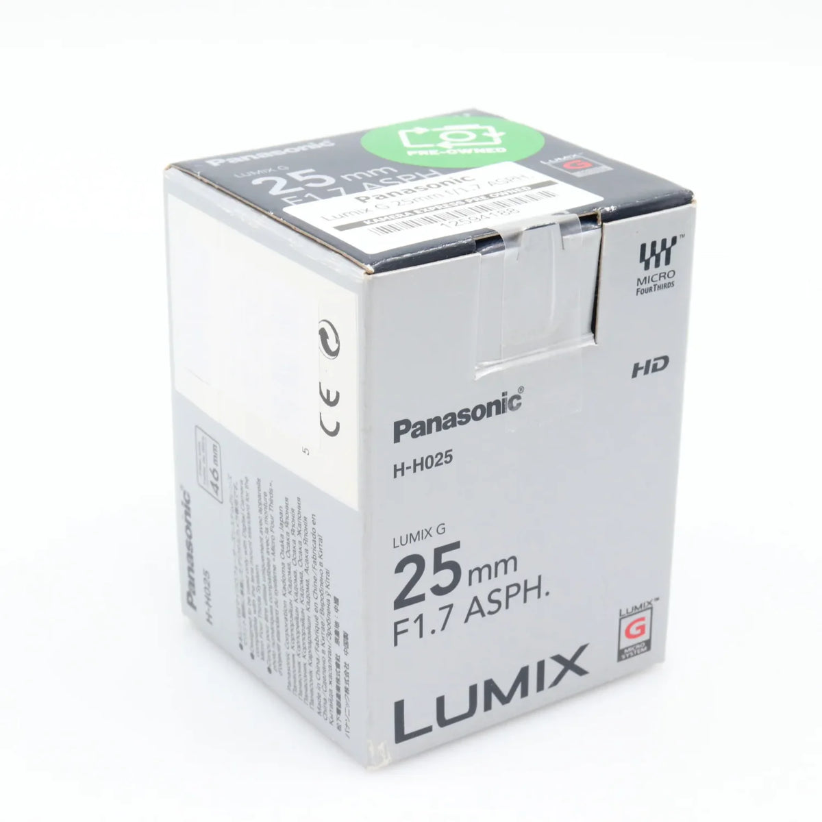 Panasonic Lumix G 25mm f/1.7 ASPH. occasion