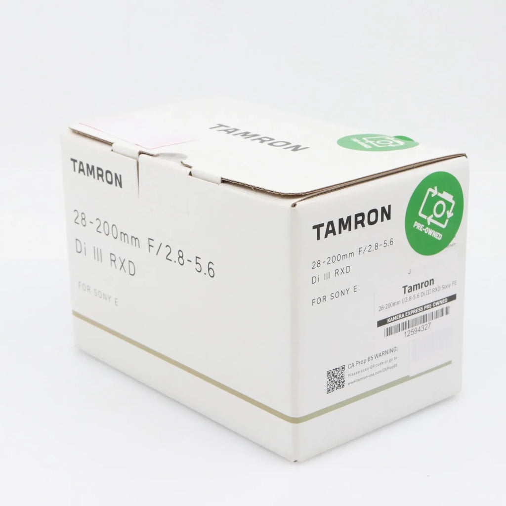 Tamron 28-200mm f/2.8-5.6 Di III RXD Sony FE used