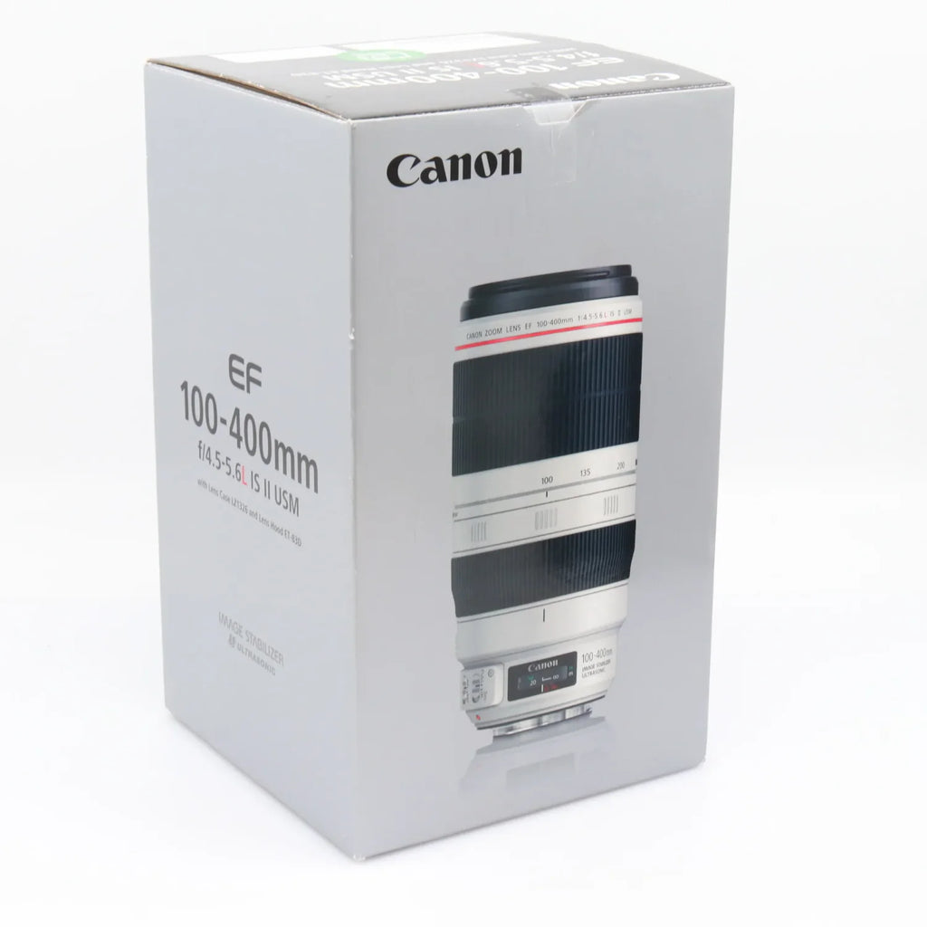 Canon EF 100-400mm f/4.5-5.6 L IS USM II (rotating zoom) used