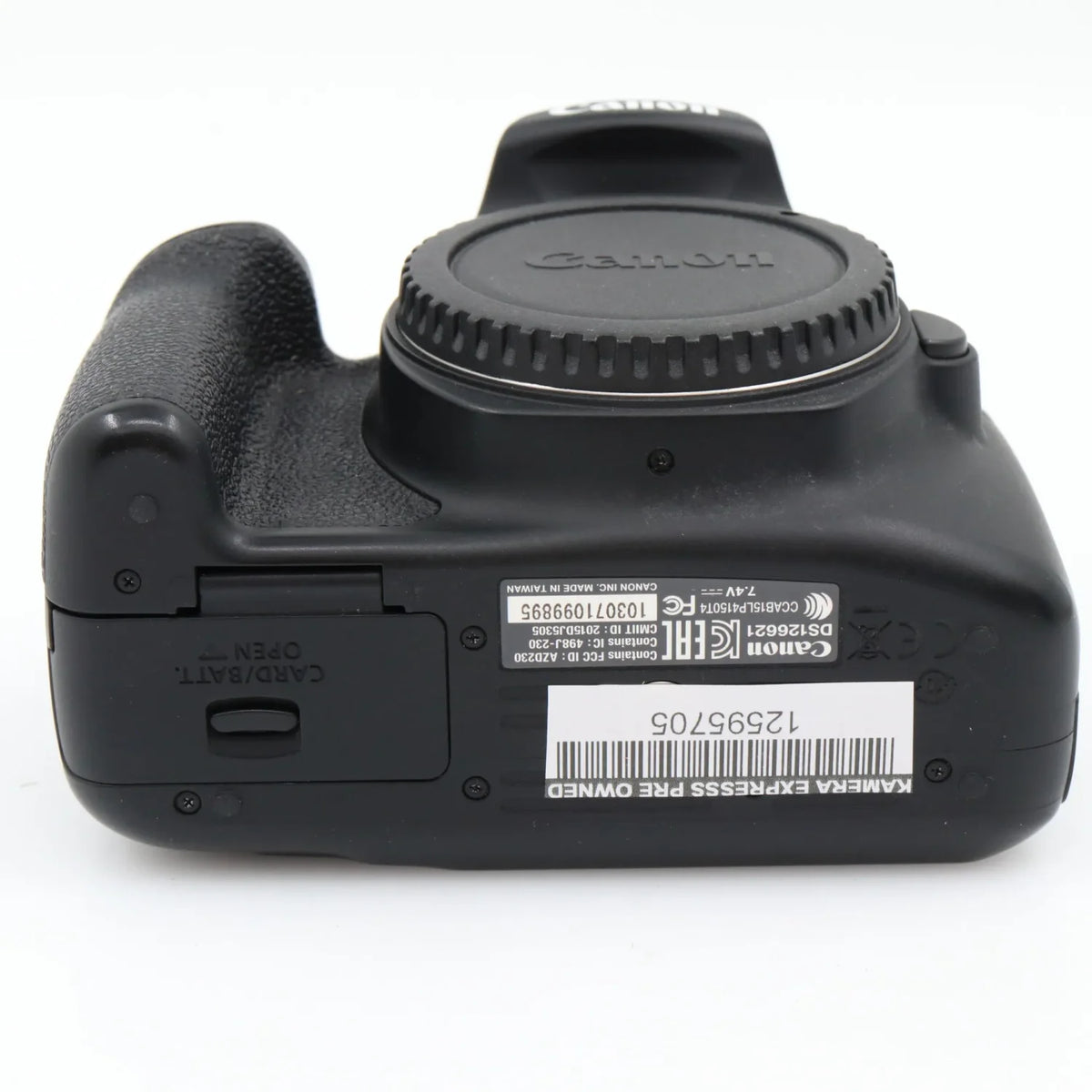 Canon EOS 1300D body used
