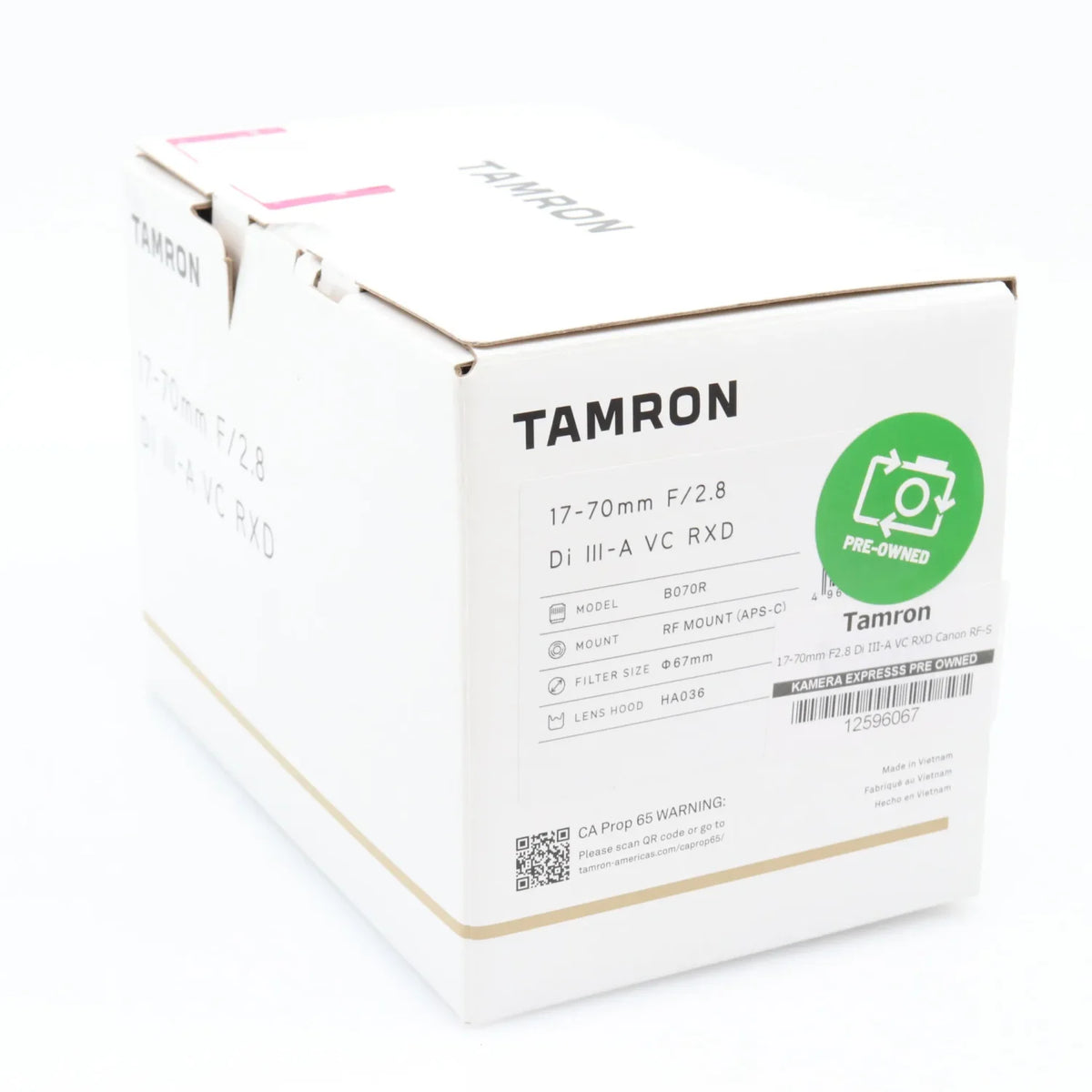 Tamron 17-70mm F2.8 Di III-A VC RXD Canon RF-S occasion