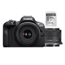 Canon EOS R100 + RF-S 18-45mm IS STM + Lexar 256 GB SD-kaart 