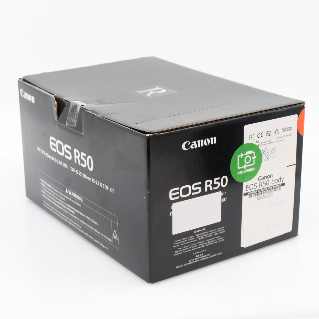Canon EOS R50 body used