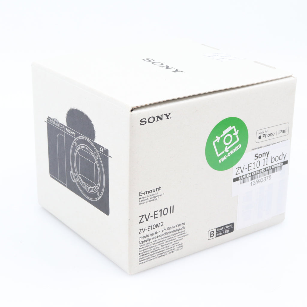 Sony ZV-E10 II Gehäuse gebraucht