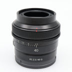 Sony FE 40mm f/2.5 G used