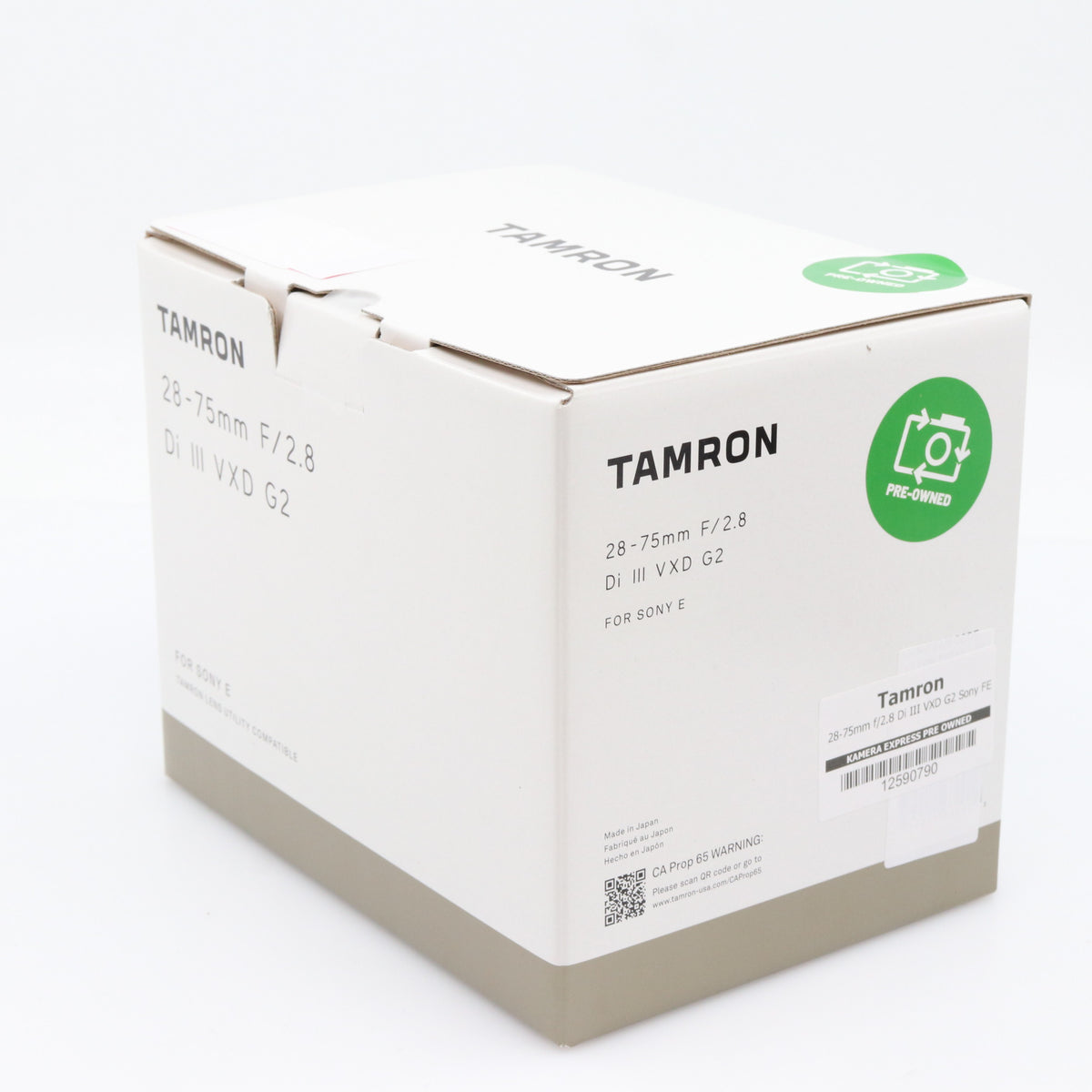 Tamron 28-75mm f/2.8 Di III VXD G2 Sony FE occasion