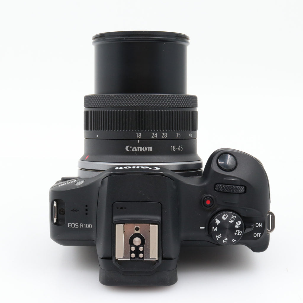 Canon EOS R100 + RF-S 18-45mm f/4.5-6.3 IS STM occasion