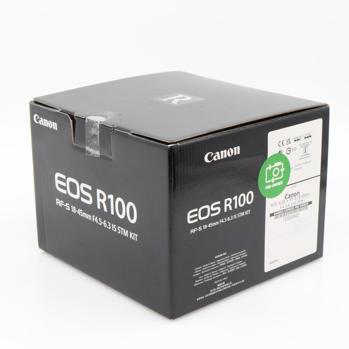 Canon EOS R100 + RF-S 18-45mm f/4.5-6.3 IS STM occasion