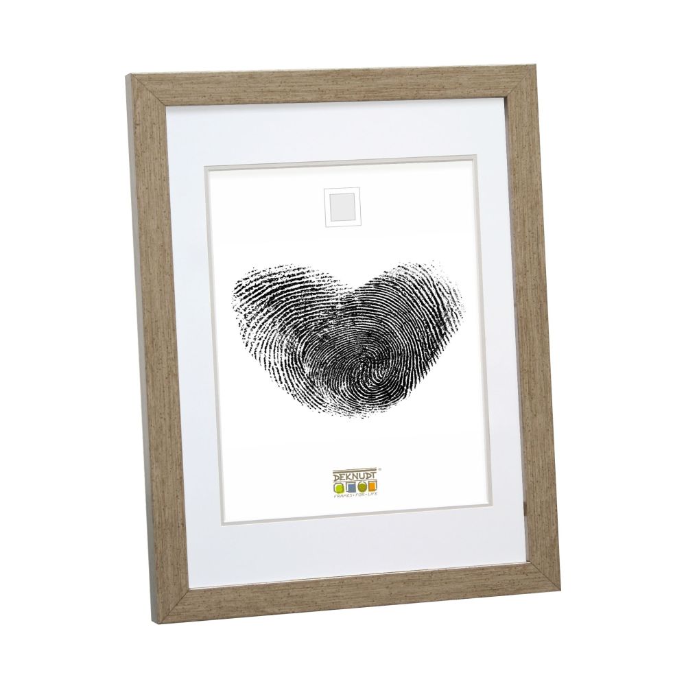 Deknudt Fotorahmen mit Passepartout in Bronzefarbe 15x20 S43AD2