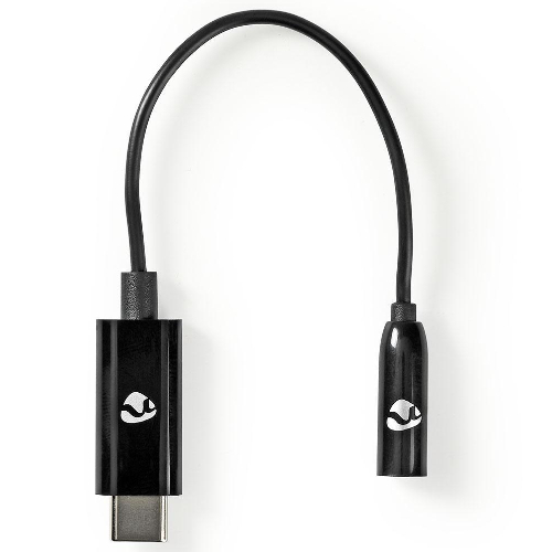 Nedis USB-C-Stecker - 3,5-mm-Buchse 0,15 m schwarz