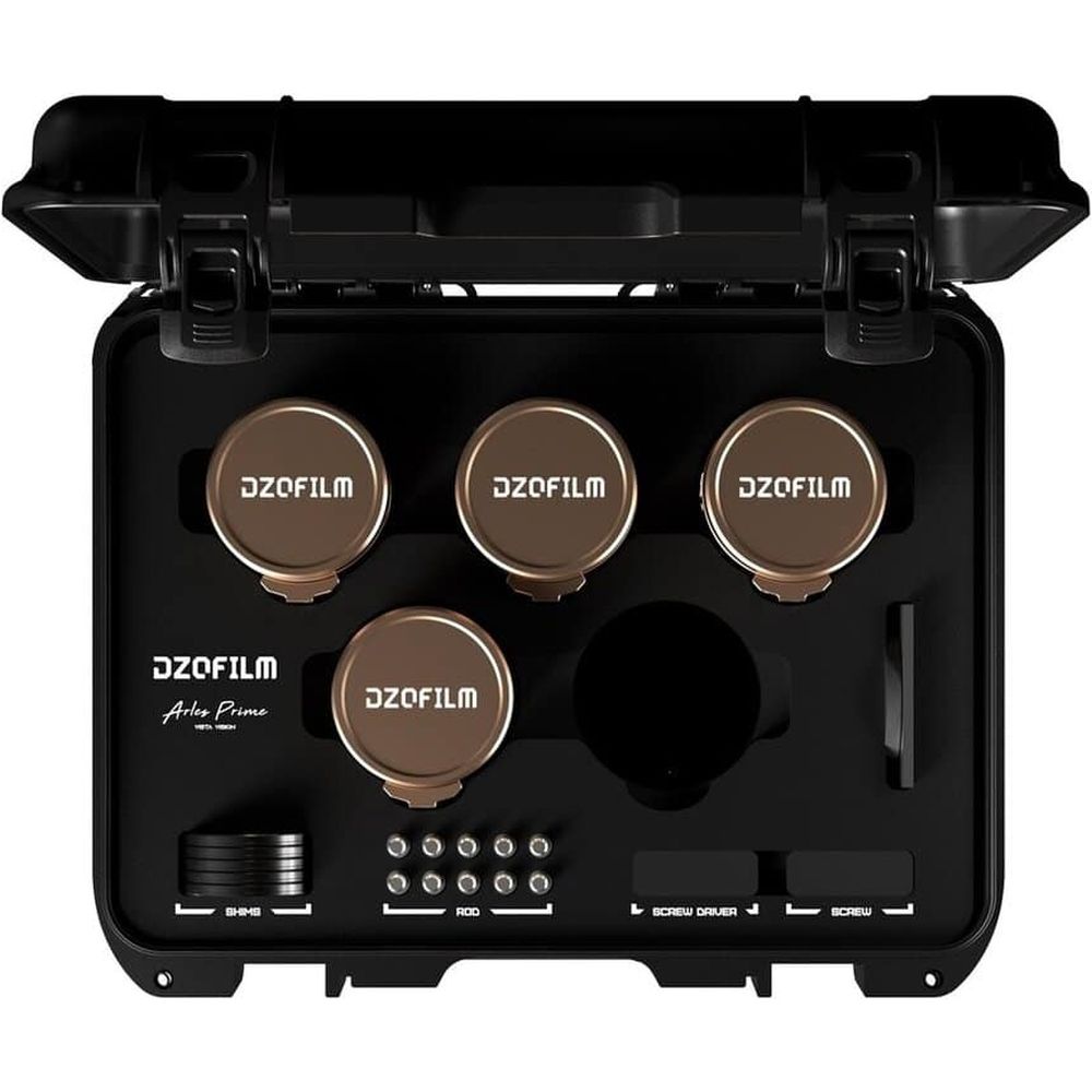 DZOFilm Arles Lustre 14/21/40/135/180 mm FF/VV Prime Cine-Objektiv (PL-Halterung, Meter)