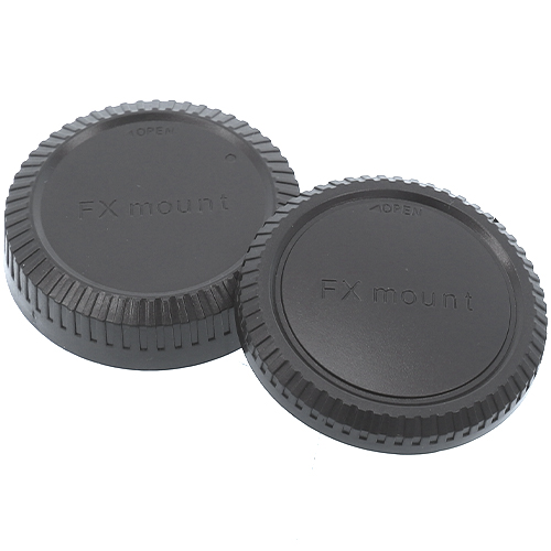 Kamera Express Gehäusedeckel und hinterer Objektivdeckel für Fuji X-Bajonett