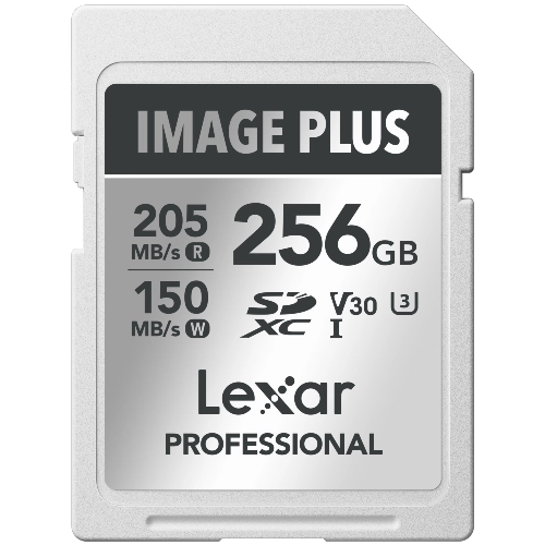 Lexar Image Plus SD-Karte UHS-I V30 R205/W150 MB/s - 256GB