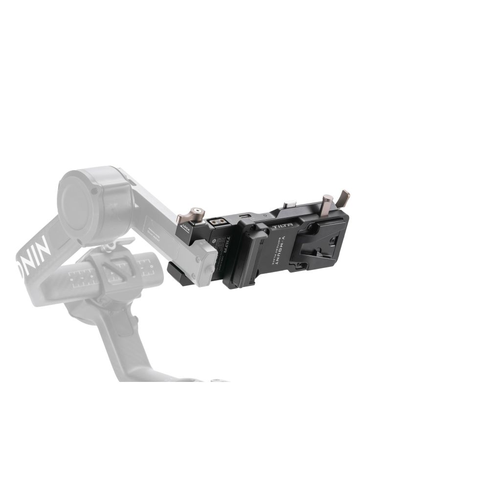Tilta Power Pass-Through Platte für DJI RS Serie V-Mount