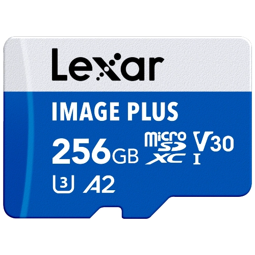 Lexar Image Plus MicroSD-Karte UHS-I V30 R170 MB/s - 256GB