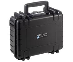 B&W outdoor.cases type 1000 schwarz + Schaum