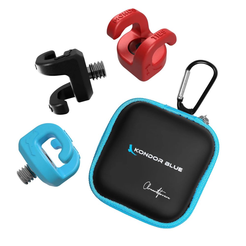 Kondor Blue Mondo Ties Kabelmanagement-Clips für Kameras komplette Kollektion