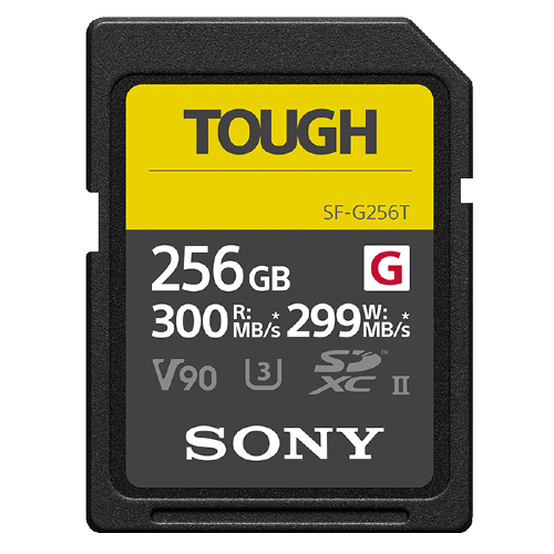 Sony 256GB SDXC KARTE SF-G TOUGH USH-II 300MB/S