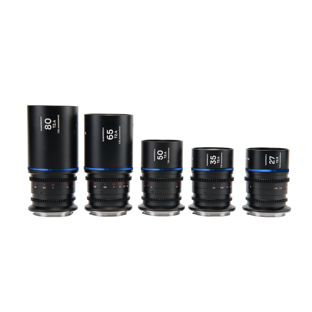 Laowa Nanomorph S35 Bundle (27,35,50,65,80mm) (Blau) MFT