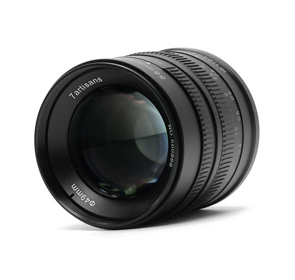 7artisans 55mm F/1.4 schwarz für Fuji X-Mount