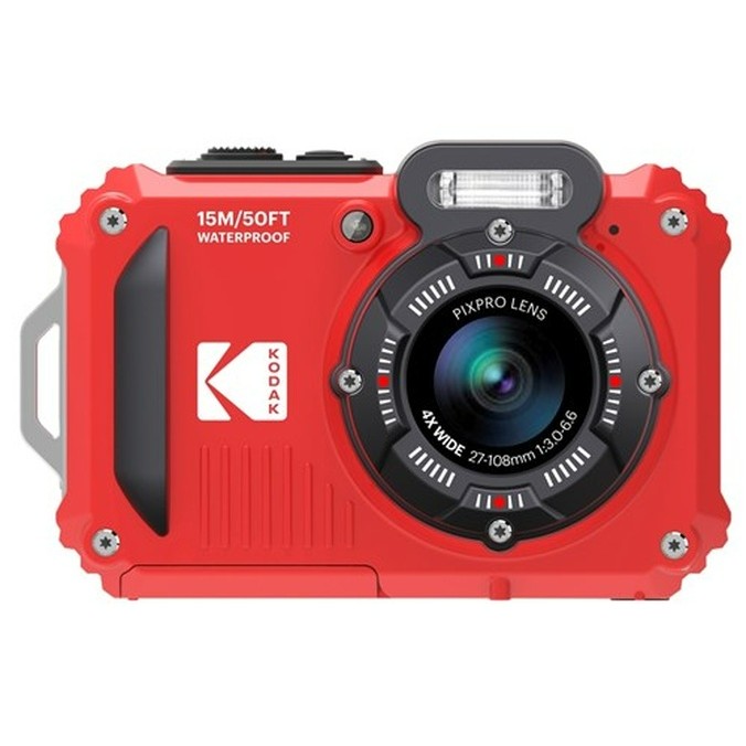 Kodak Waterproof WPZ-2 4x Zoom WiFi Rot