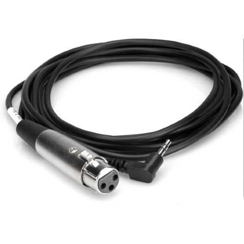 Hosa XVM-105F XLR3F to Right-angle 3.5mm TRS 1.5m