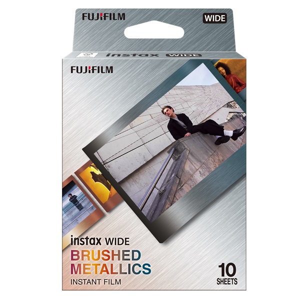 Fujifilm INSTAX Wide Instant Film, gebürstetes Metall