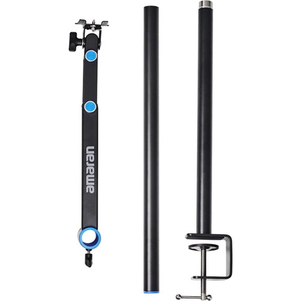 Amaran Verge Desk Clamp Stand Schwarz