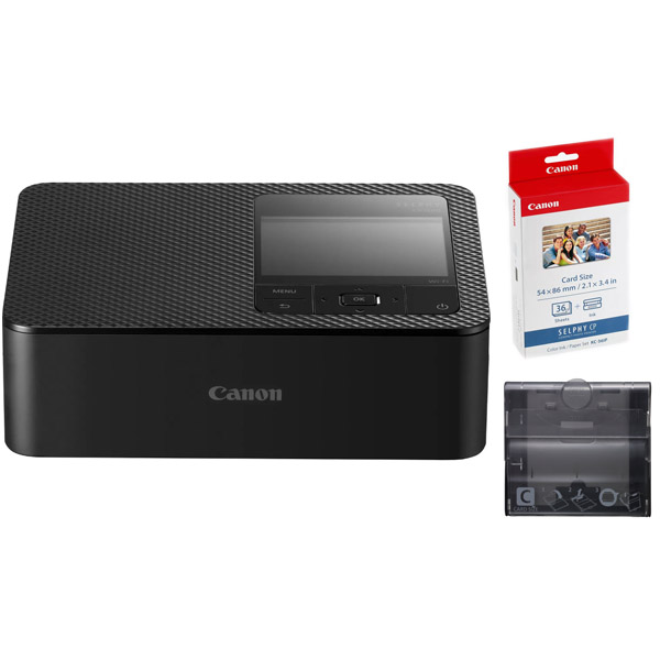 Canon SELPHY CP1500 + PCC-CP400 + KC-36IP Black Special Edition
