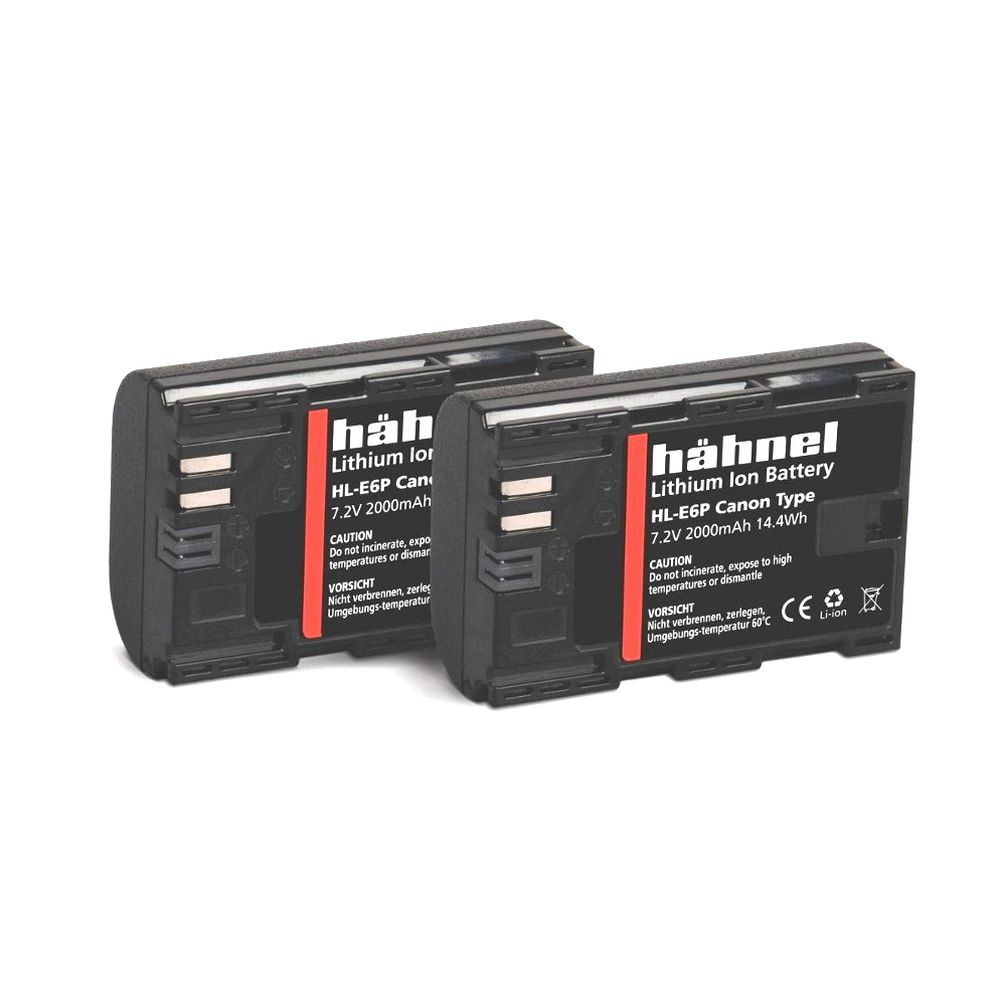 Hahnel HL-E6P Ultra - Canon LP-E6P Twin Pack