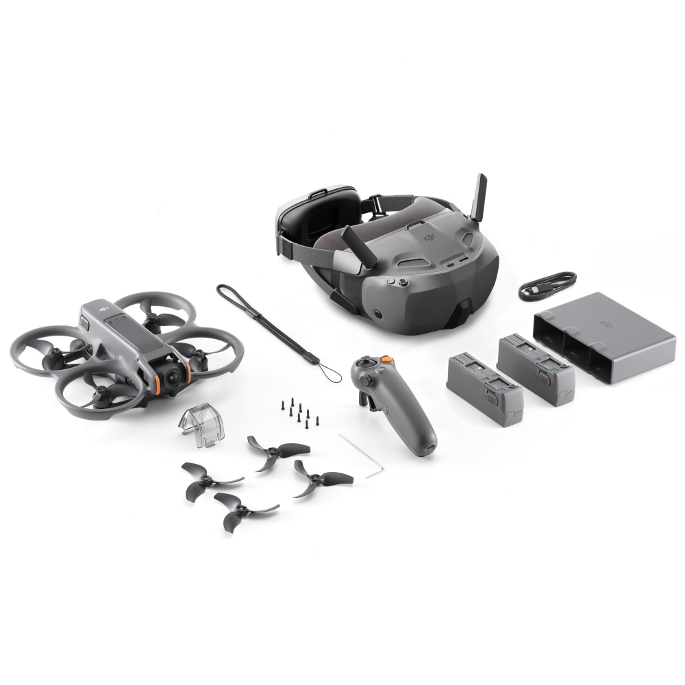 DJI Avata 2 Fly Smart Combo (drei Akkus, N3-Brille)