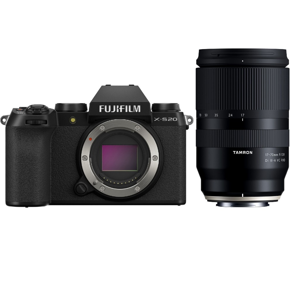 Fujifilm X-S20 Systemkamera + Tamron 17-70mm f/2.8 Di III-A VC RXD